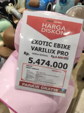 Sepeda listrik murah bisa di kredit tanpa dp syarat ktp