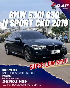 BMW 530i G30 M Sport CKD AT 2019 Black Hitam