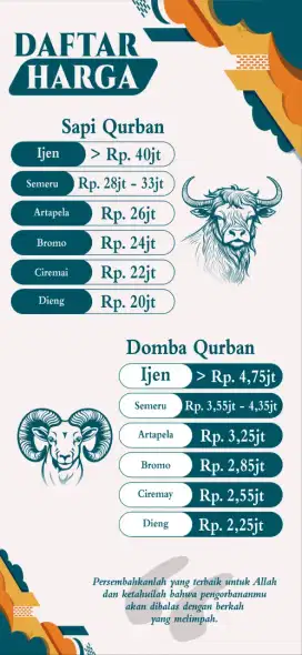 Jual hewan qurban