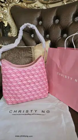 CHRISTY NG Alesso mini monogram pattern pink