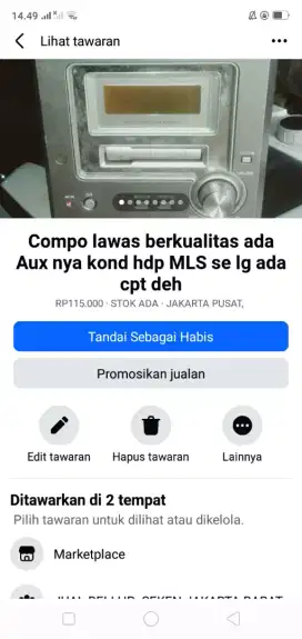 Home teather compa lawas ada Aux nya kond hdp MLS cpt murah sj deh tuh