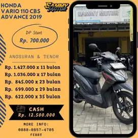 VARIO 110 CBS ADV 2019 DP MURAH