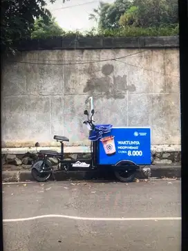 Gerobak sepeda listrik