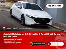 [ LOW KM ] Mazda3 Mazda 3 HB Hatchback 2.0 Skyactiv-G White 2021/2022
