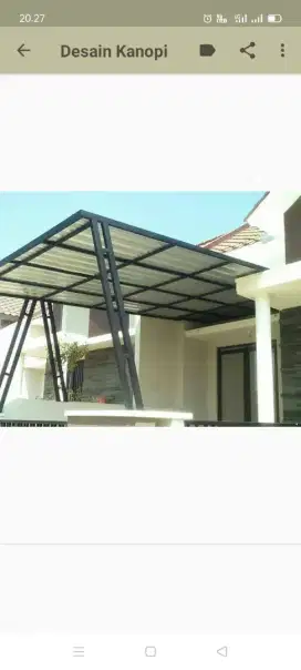 Kanopi upvc dobellayer