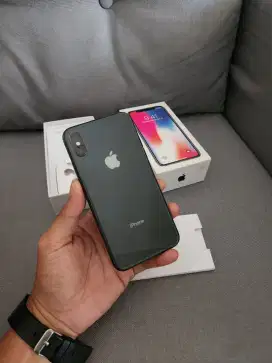 Iphone X 64gb Ex inter Fullset no hf murah