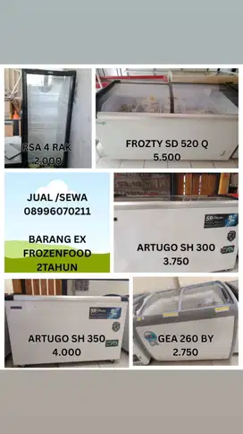 freezer showcase second bandung