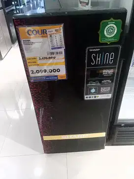 SHARP
REFRIGERATOR 1 DOORS 166L