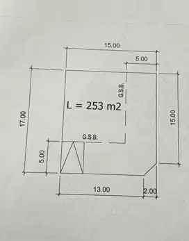 Dijual Kavling 253 m2 Siap bangun di Cluster Bahana Suvarna Sutera