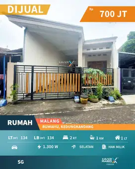 Dijual Rumah Siap Huni di Bumiayu Kedungkandang Malang Terawat