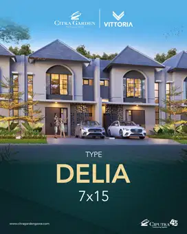 DIJUAL Rumah Terbaru Tanpa DP Citra Garden Gowa type Delia 2 Lantai