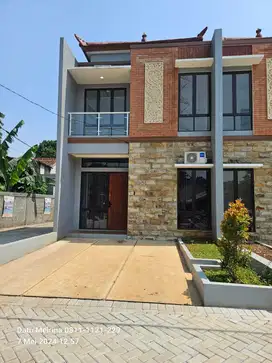 Rumah Baru Siap Huni Akses Jln Luas 10 Menit Tol Cimanggis Free Biaya