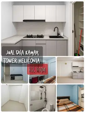 Jual 2BR semi furnished apartemen Bassura City tower Heliconia