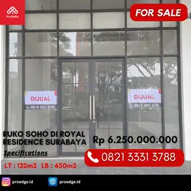 TURUN HARGA Ruko SOHO 4 lantai Dijual di Royal Residence Surabaya