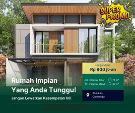 Promo Rumah Baru 2 Lantai Colomadu konsep Smarthome utara IHS