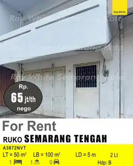 DISEWAKAN RUKO DI SEMARANG TENGAH A3972