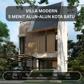 Exclusive Di Kota Wisata Batu! Villa Modern Minimalis dan Kolam Renang