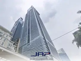 Sewa Kantor Grade A Autograph Tower 385 M2 Bare Strategis Dekat MRT