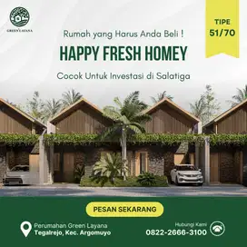Happy Fresh Homey : Rumah Salatiga Happy Fresh Homey Untuk Investasi