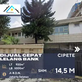 Cipete Rumah Murah Lelang Bank Include Pengosongan Debitur Koperatif