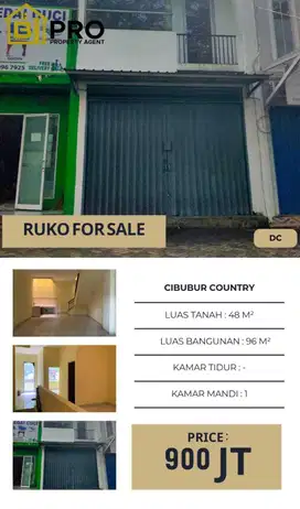 Turun Harga Ruko Siap Usaha Di Cibubur Country