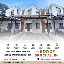 Calista City Light Rumah 2 Lt di cilengkrang cibiru dkt gedebage bdg