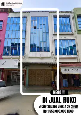 Dijual Ruko 3 Lantai di J Square J City – Lokasi Strategis di Medan!