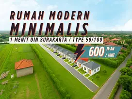 Rumah View Sawah dan Gunung Barat Laweyan
