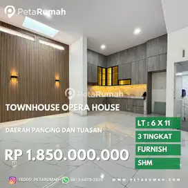 Rumah furnish cantik komplek opera house daerah pancing dan krakatau