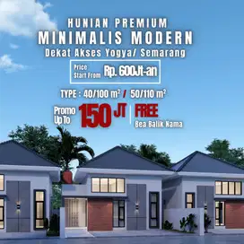 Rumah Modern Minimalis di Solo, 2 menit UIN Surakarta