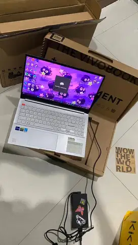 Laptop Second ASUS VivoBook Pro i9 + RTX 3050 | Cocok Kerja & Editing