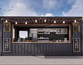 Cafe Container Kafe kontainer portable