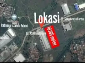 Lahan Industri luas 1 hektar di Jababeka 6 Cikarang