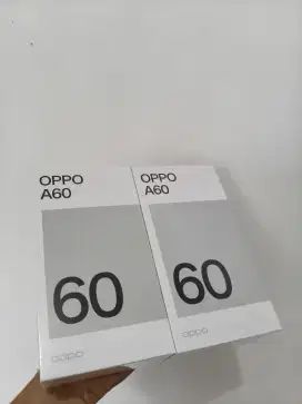 OPPO A60 RAM 8+8/128 GB new segel garansi resmi