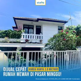 Dijual Rumah Luas & Strategis di Dekat Stasiun Tanjung Barat