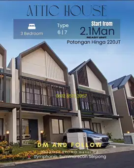 Rumah 3lantai 2M dimana lagi sekeren Leonora Summarecon gading serpong