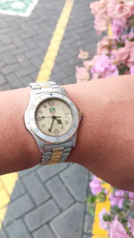 Tag heuer two tone patina (seiko, casio, tissot,raymond, longines)