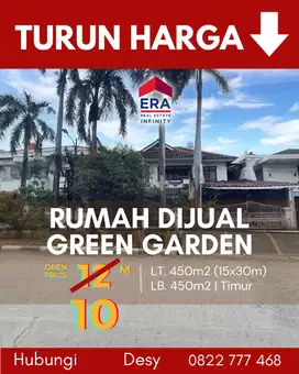 Dijual Cepat Rumah Green Garden 2 Lantai