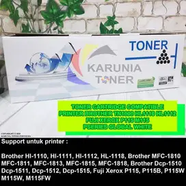 Toner Cartridge Compatible Printer Brother TN-1000 TN1000 HL1110 1112