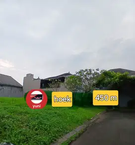 Tanah kavling hoek dekat Rs Eka,Sekolah BHK,Mesjid Kota wisata
