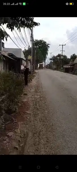 dijual tanah di jln raya Parung panjang