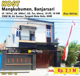 Dijual Kost Aktif Tengah Kota Solo Dekat Solo Paragon Mall