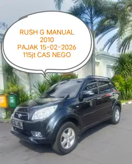 RUSH G MANUAL 2010 PAJAK PANJANG