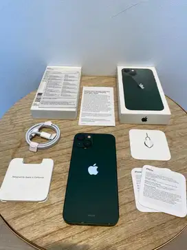 Second iBox iPhone 13 128GB Green Fullset Anti Blokir