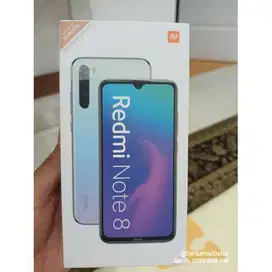 Redmi Note 8 4GB/64GB Neptune Blue Fullset MULUS