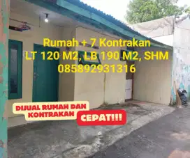 RUMAH + 7 KONTRAKAN PETUKANGAN SELATAN, PESANGRAHAN, JAKARTA SELATAN