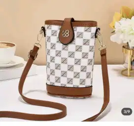 Tas mini sling bag putih