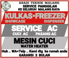 service kulkas ac + cuci ac mesin cuci water heater servis panggilan