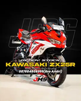 KAWASAKI ZX25R ABS QS NIK 2022 MERAH PUTIH
