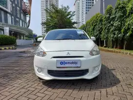 TDP 5jt Mitsubishi Mirage 1.2 GLX MT 2015 Putih C0NHD